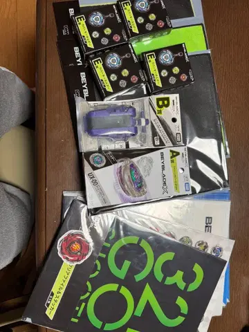 BEYBLADE X DMM 복권 A상 B상 D.E.F상 세미 컴프 세트