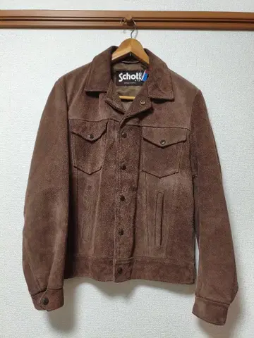 SCHOTT 3rd 스웨이드 자켓 트래커 자켓 36 USA제