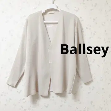 폴리에스테르 실크 콤비 프론트 오픈 카디건 보르지 36 실크