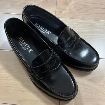 [새상품급] HARUTA 하루타 로퍼 블랙 0I4 45140 24cm