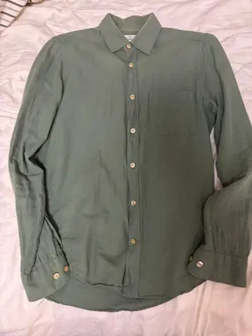 PORTUGUESE FLANNEL 그린 셔츠 XS