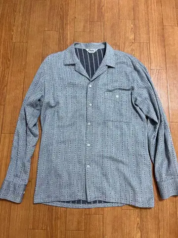 90s 오픈 카라 셔츠 파자마 셔츠