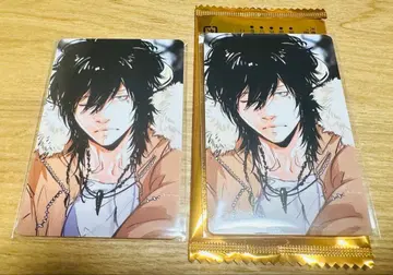 아마노 아키라 전시회 셀카풍 카드 람보 20년 후 2장 세트