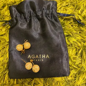 AGATHA 골드 볼 귀걸이 실버 볼 귀걸이 세트로 부탁드립니다.
