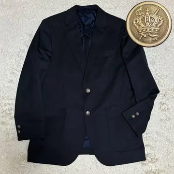 켄트 네이비 블레이저 은색 버튼 자켓