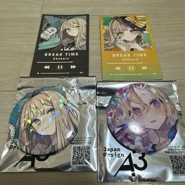 아카쿠라 개인전 타워 레코드 break time 세트