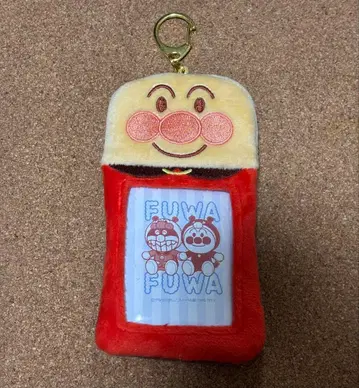 호빵맨 복슬복슬 봉제 인형 카드 케이스