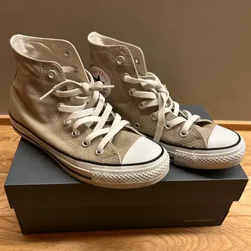 컨버스 베이지 하이컷 스니커즈 23.5cm