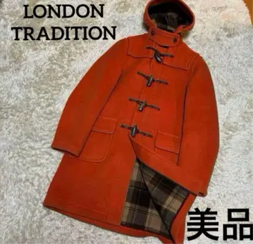새상품급 런던 트래디션 롱 기장 더플 코트 영국제 안감 체크