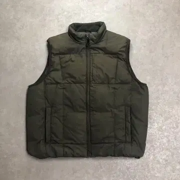 90-00s 빈티지 에디 바우어 구스 다운 베스트 드로우 코드