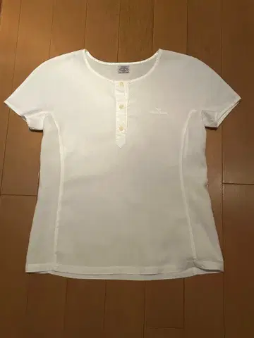 ARMANI JEANS 반팔 T셔츠 화이트 린넨 100%