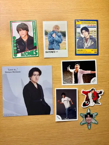 SixTONES 모리모토 신타로 트레이딩 카드 & 스티커 세트