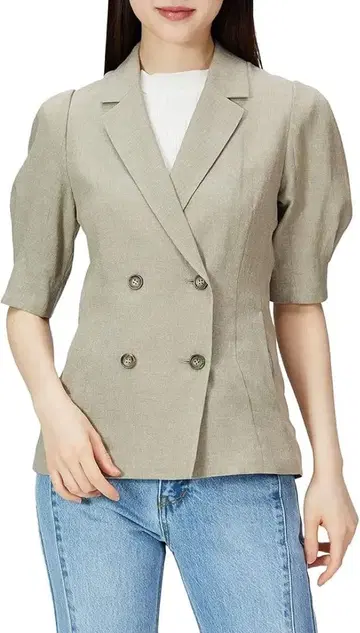 [ FRAY I.D ] 턱 벌룬 슬리브 자켓