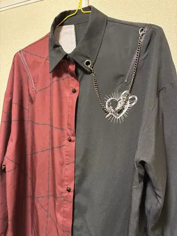 노에미 바이컬러 셔츠 원피스