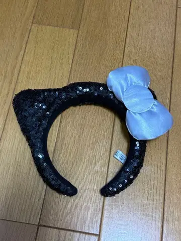 USJ 머리띠 키티 스팽글