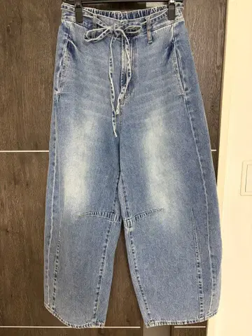 LOWRYSFARM 이지 배럴 데님 팬츠