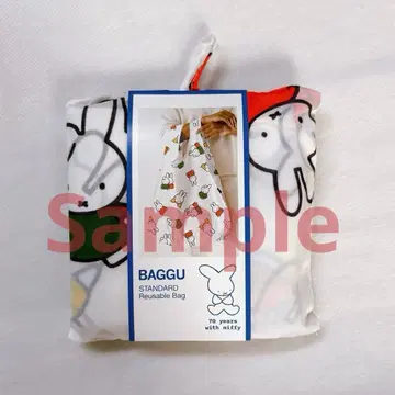 새상품 한정판 미피전 70주년 BAGGU 에코백 스탠다드