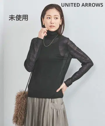 미사용 UNITEDARROWS 루즈 터틀넥 니트