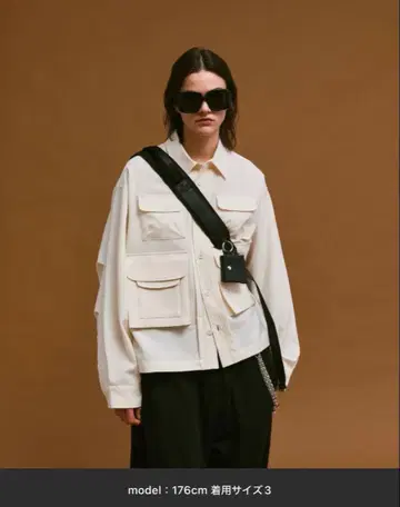 soerte 멀티 포켓 밀리터리 셔츠 자켓