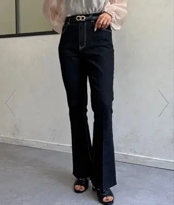 세미 플레어 데님