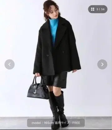 지나시스 코트 블랙