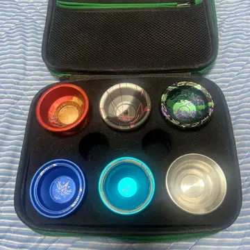 금속제 요요 6개 세트 케이스 포함 즉시 구매 가능 가격 인하 협상 가능