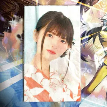 노기자카46 사이토 아스카 친필 사인 수건 노기페스 노기자카