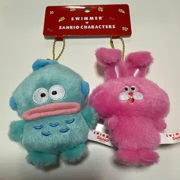 SWIMMER x 산리오 캐릭터즈 마스코트 홀더 세트 한교동