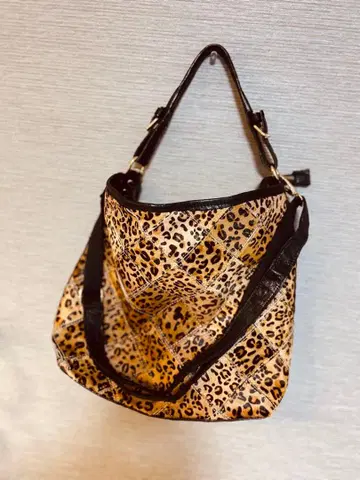 레오파드 무늬 숄더백