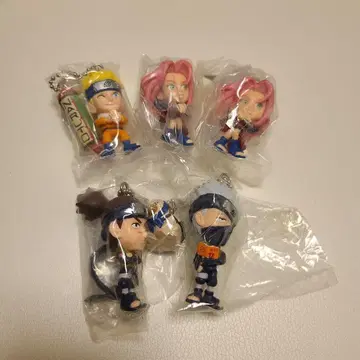 나루토 사쿠라 카카시 이루카 선생님 키링 세트