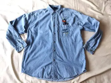 워너 브라더스 데님 셔츠 M