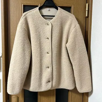 새상품급 유니클로 보아 플리스 자켓 3XL