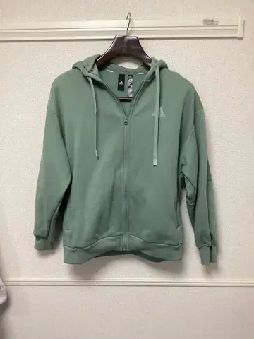 adidas 그린 후드티 윈드 브레이커 XL 사이즈