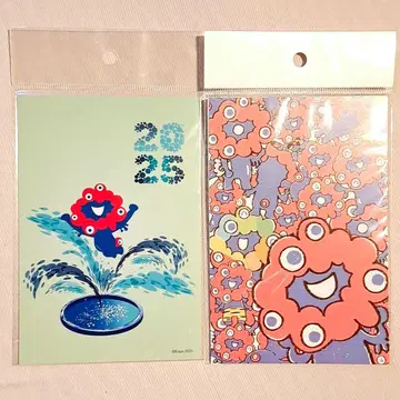 EXPO2025 오사카 간사이 만박 미야쿠미야쿠 엽서 세트 대지붕 반지