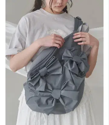 메리제니 리본 원숄더백