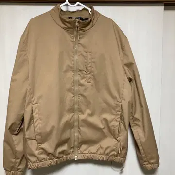 ZARA 베이지 집업 나일론 자켓 XL