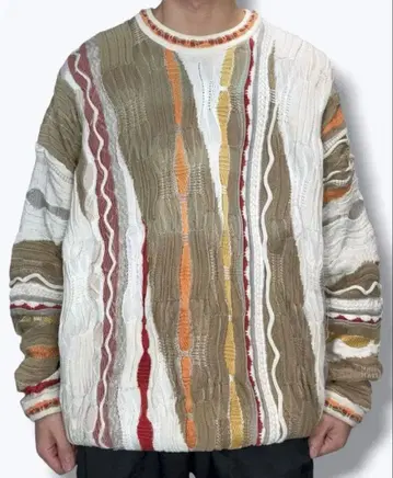 90s TUNDRA 3D 니트 코튼 쿠지풍