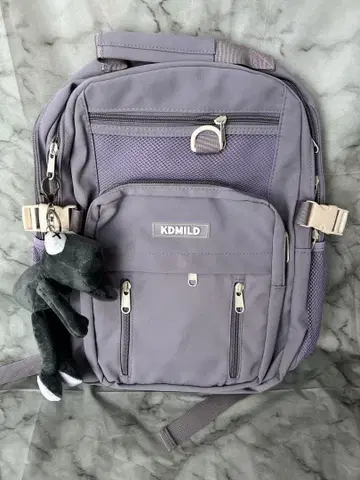 대용량 백팩 데이팩 퍼플 통학 학원 여행