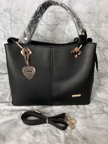 인기 숄더백 핸드백 사선 가케백 2way 가죽 블랙