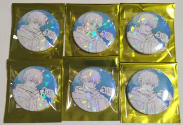 주술회전 말큐브 트레이딩 캔뱃지 고죠 선화 6종