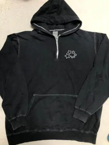 revolver 리볼버 우라하라 페이드 하프 지퍼 후드티 L