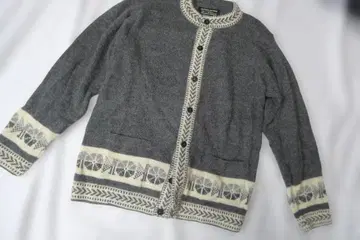 알파카 하우스 페루산 알파카 100% 두꺼운 원단 니트 가디건