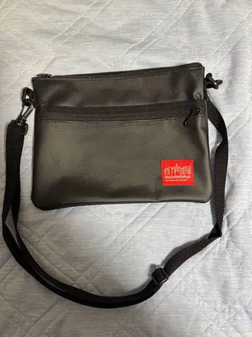 맨하탄 포티지 숄더백 블랙