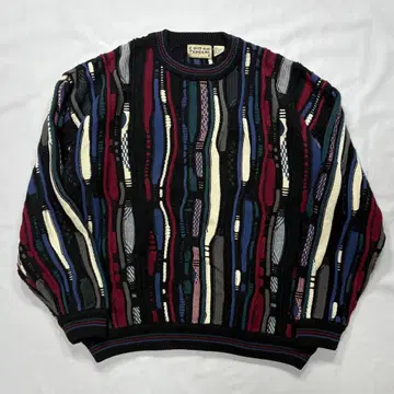 90s Cotton Traders 3D 니트 코튼 쿠지풍