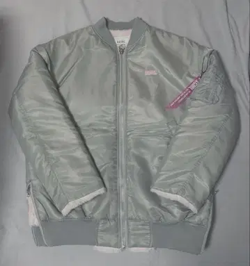 X GIRL 리버서블 MA-1 인조 모피 자켓