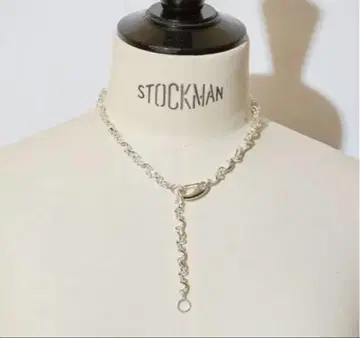 소와리 클립 목걸이 soierie 목걸이 실버 체인