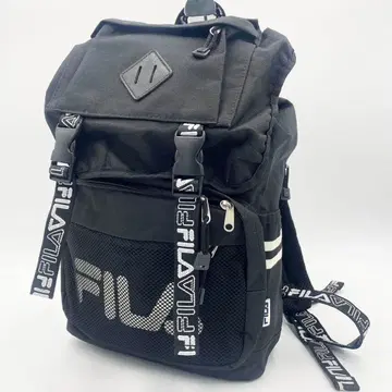 FILA 휠라 럭색 백팩 블랙 새상품급 로고 테이프 대용량