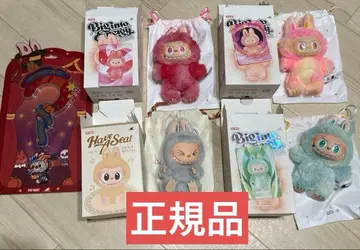 POP MART 허브 시트 에너지 LABUBU 봉제 인형 4개 세트