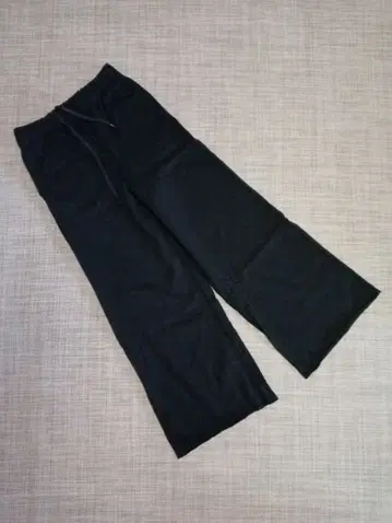Spick and Span 맨투맨 루즈 팬츠/블랙/38/새상품