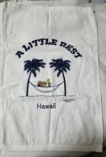 스누피 타월 하와이 기념품